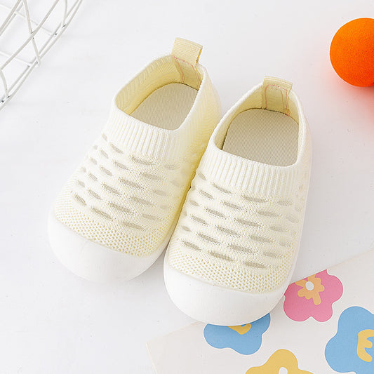 Breathable Baby Mesh First Walker Shoes with Soft Sole