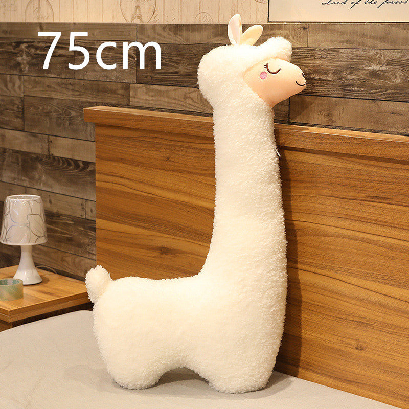 Alpaca Plush Toy Pillow – Soft Stuffed Animal for Teens & Adults