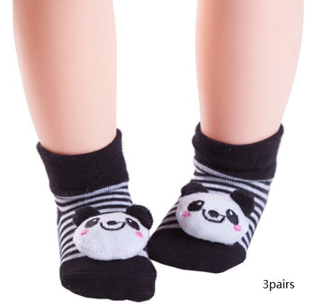 Baby Animal Grip Socks with 3D Plush Details