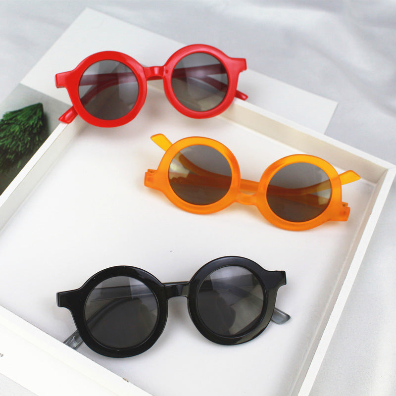 Kids Round Sunglasses (UV400) – Korean-Inspired Retro Shades for Toddlers & Kids