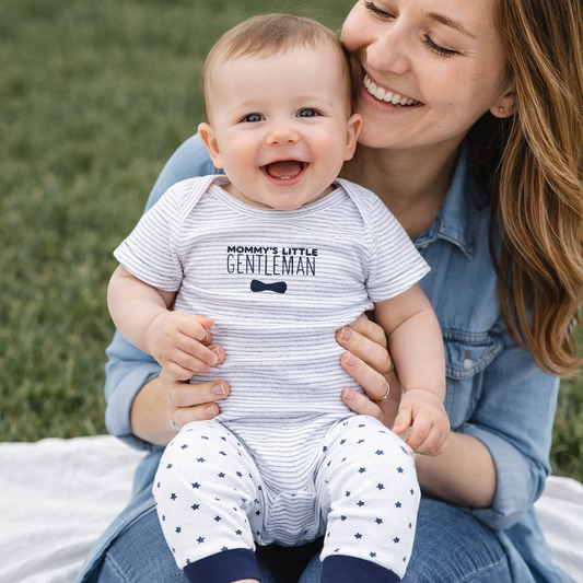 9-Piece Baby Bodysuit & Pants Set – Newborn Essentials for Boys & Girls
