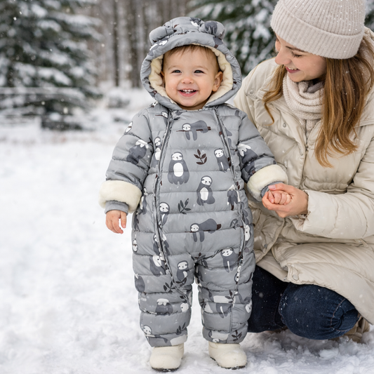 Baby Winter Down Jacket – Ultra-Warm Hooded Snowsuit
