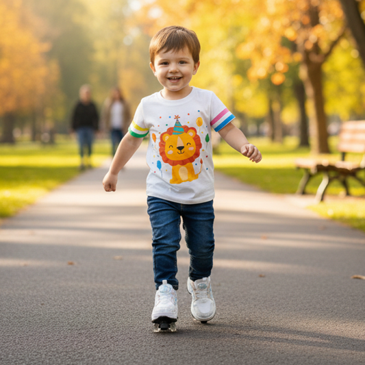 Children’s Skates – Four-Wheel Invisible Deformation Shoes
