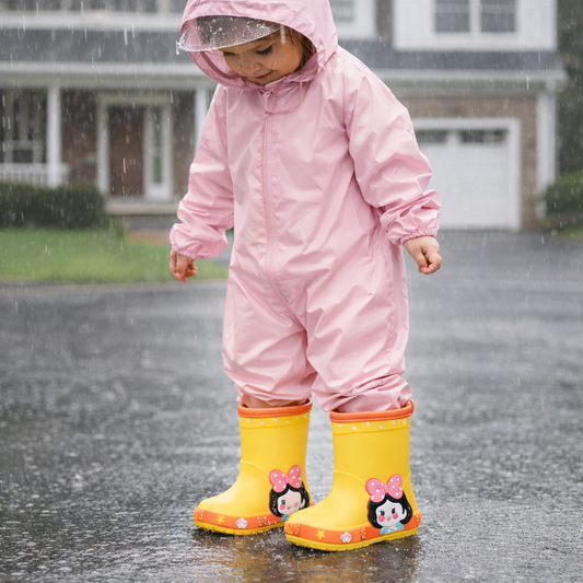 Cozy Knit Baby Booties with Bow – Soft, Warm, Non-Slip Shoes