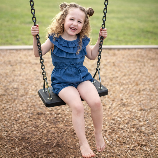 Baby & Toddler Girls Ruffle Denim Romper