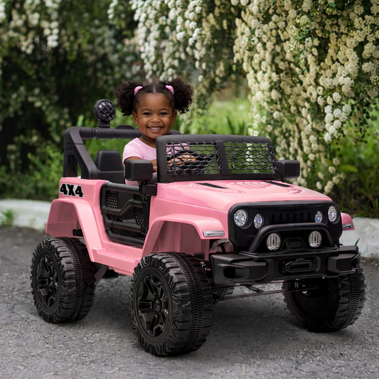 12V Kids Off-Road Ride-On Truck with Remote Control
