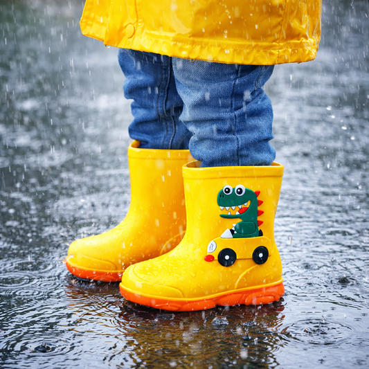 Kids’ Waterproof Cartoon Rain Boots