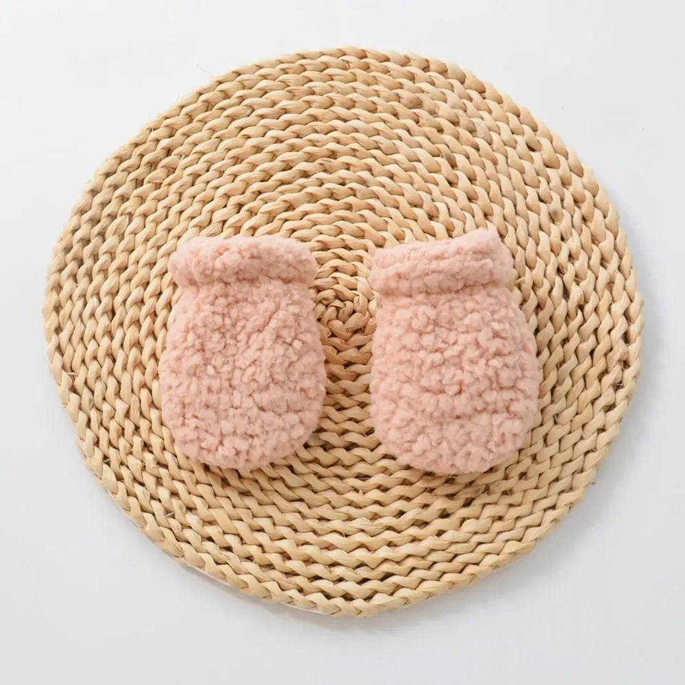 Plush Fleece Baby Mittens – Soft & Cozy Winter Gloves for Toddlers (1–3 Years)