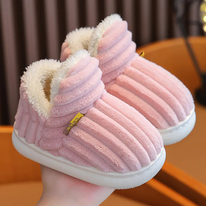 Cozy Winter Slippers for Kids β Plush-Lined, Non-Slip Indoor Shoes (Toddlers & Kids)