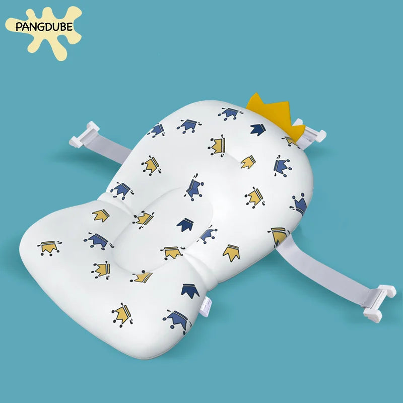 Star Print Adjustable Baby Bath Support Cushion