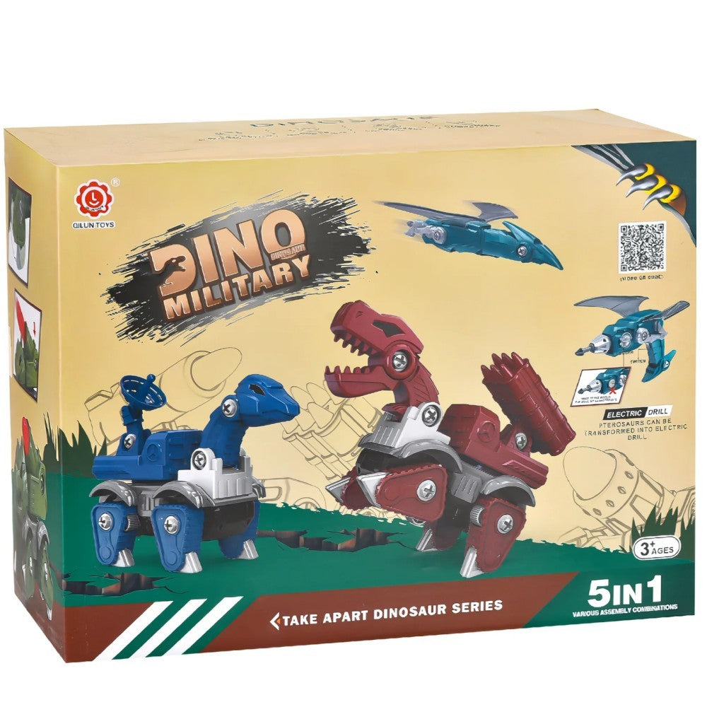Dinosaur Take-Apart STEM Toys for Kids Ages 3+ – DIY Construction Set