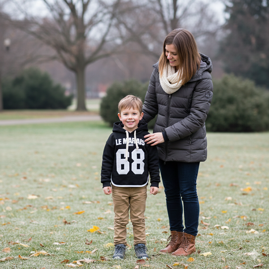 Kids “68” Graphic Hoodie Sweatshirt (Cotton-Blend) – Soft Pullover for Toddlers