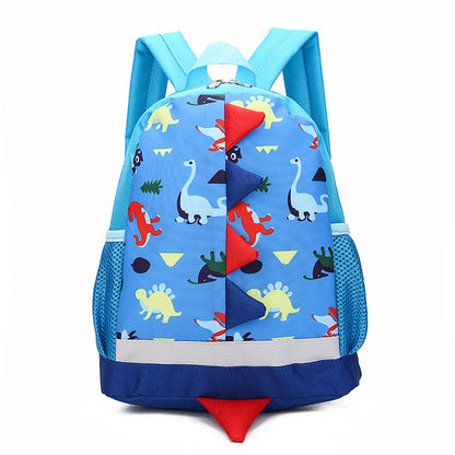 Kids Dinosaur Backpack for Preschool & Kindergarten – Lightweight Nylon School Bag