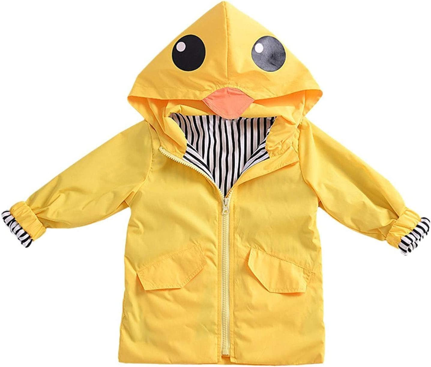 QuackShield Rain Jacket – Duck Hooded Raincoat for Kids