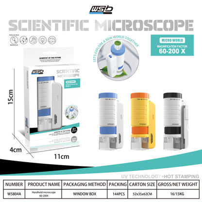 Bio Kids Microscope – Educational Science Experiment Toy for Children (Black)