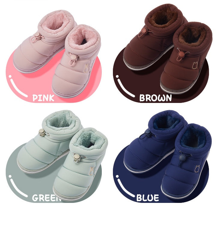 Cozy Winter Toddler Snow Boots – Warm Plush-Lined Puffer Boots with Non-Slip Sole