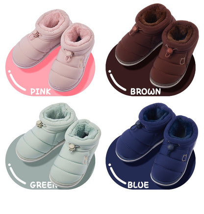 Cozy Winter Toddler Snow Boots – Warm Plush-Lined Puffer Boots with Non-Slip Sole