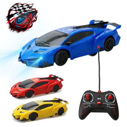 Gravity-Defying Wall Climbing RC Car with LED Lights