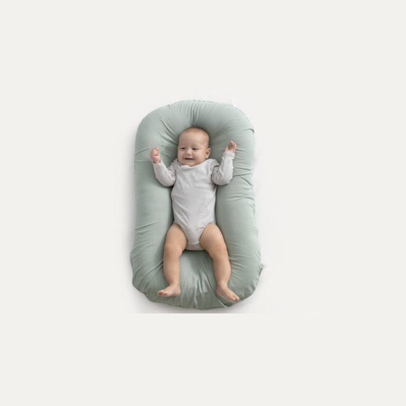 Cozy Baby Nest Lounger Bed – Soft Cotton Newborn & Infant Sleep Pod for Home or Travel