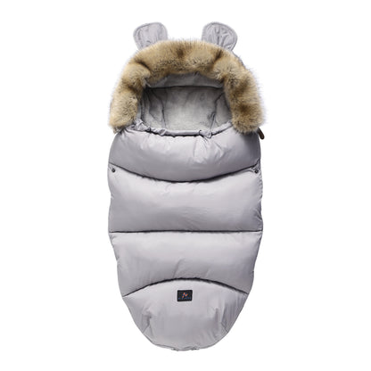 Baby Winter Stroller Sleeping Bag & Footmuff (0–3 Years) – Thick Warm Bunting Bag with Zipper Design