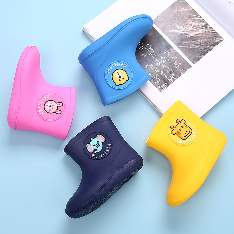 Kids’ Waterproof Cartoon Rain Boots