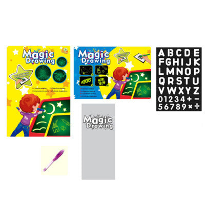 Educational Toy Drawing Pad – 3D Magic 8 Light Effects Puzzle Board Sketchpad