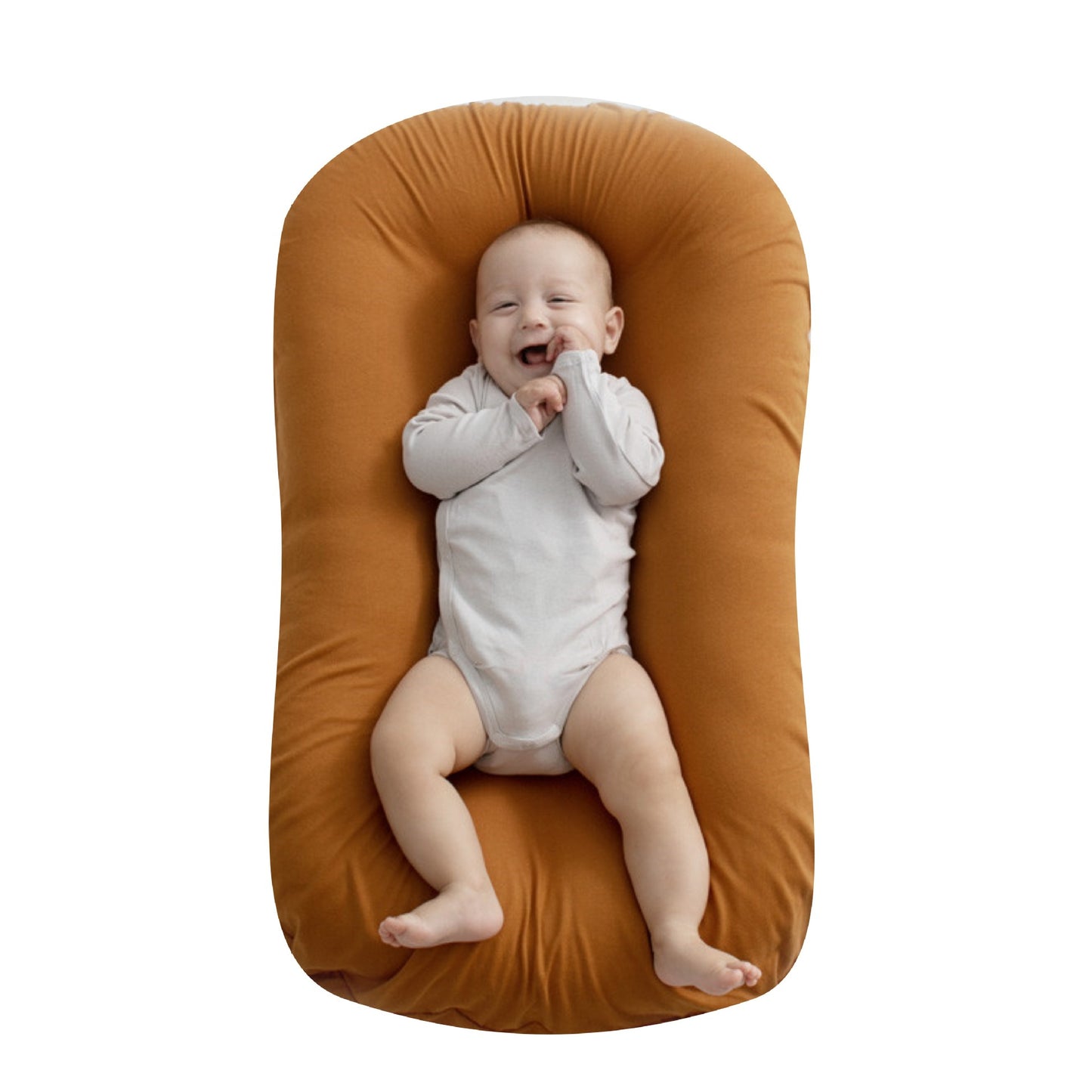 Cozy Baby Nest Lounger Bed – Soft Cotton Newborn & Infant Sleep Pod for Home or Travel