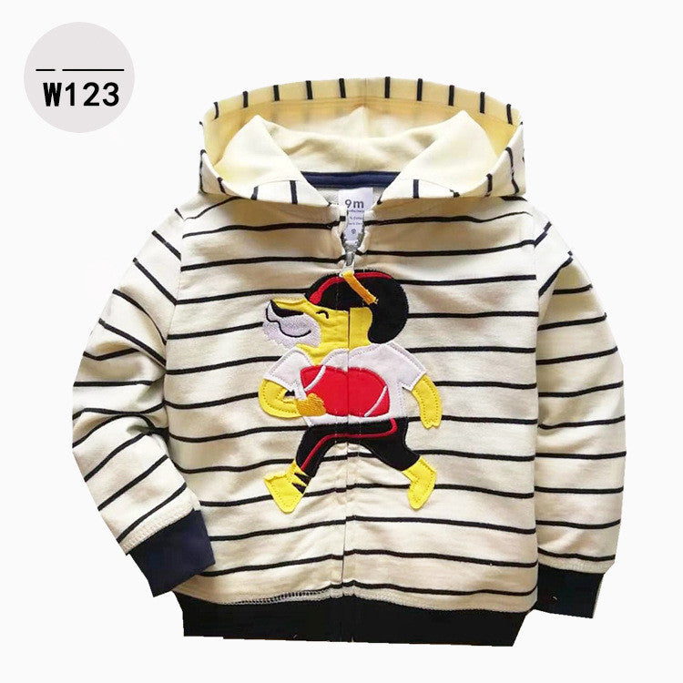 Kids Hooded Zip-Up Hoodie (Baby & Toddler) – Cute Printed Styles