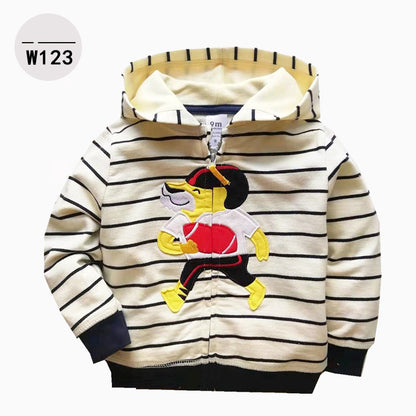Kids Hooded Zip-Up Hoodie (Baby & Toddler) – Cute Printed Styles