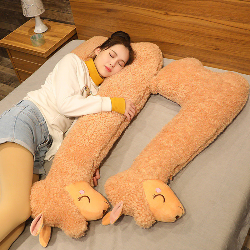 Alpaca Plush Toy Pillow – Soft Stuffed Animal for Teens & Adults