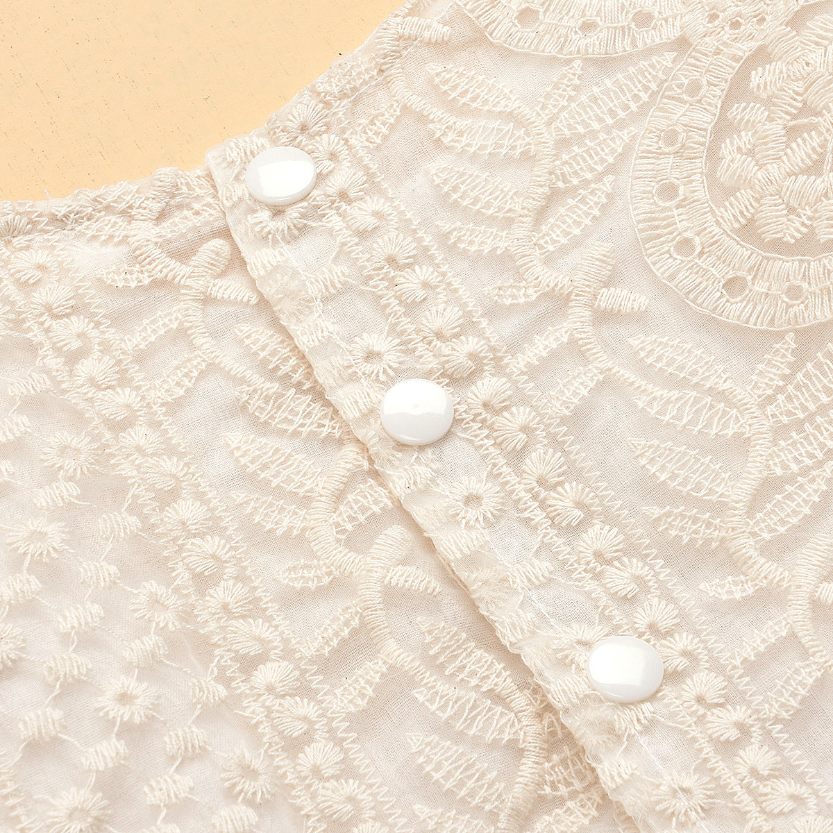 Lace Baby Girl Romper Dress with Flutter Sleeves – Soft Cotton Outfit (0–24 Months)