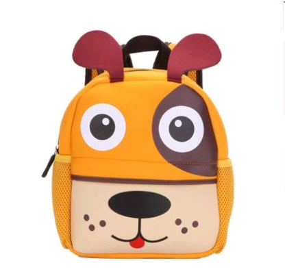 Kids Cartoon Animal Backpack (Kindergarten Size) – Soft Zipper Bag