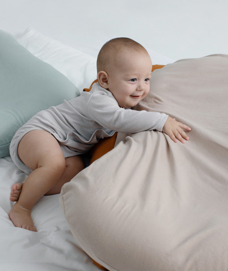 Cozy Baby Nest Lounger Bed – Soft Cotton Newborn & Infant Sleep Pod for Home or Travel