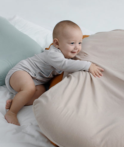 Cozy Baby Nest Lounger Bed – Soft Cotton Newborn & Infant Sleep Pod for Home or Travel