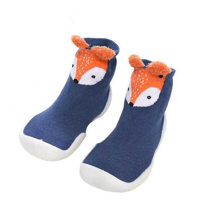 Kids Non-Slip Floor Socks – Soft Cotton Anti-Fall Walking Socks