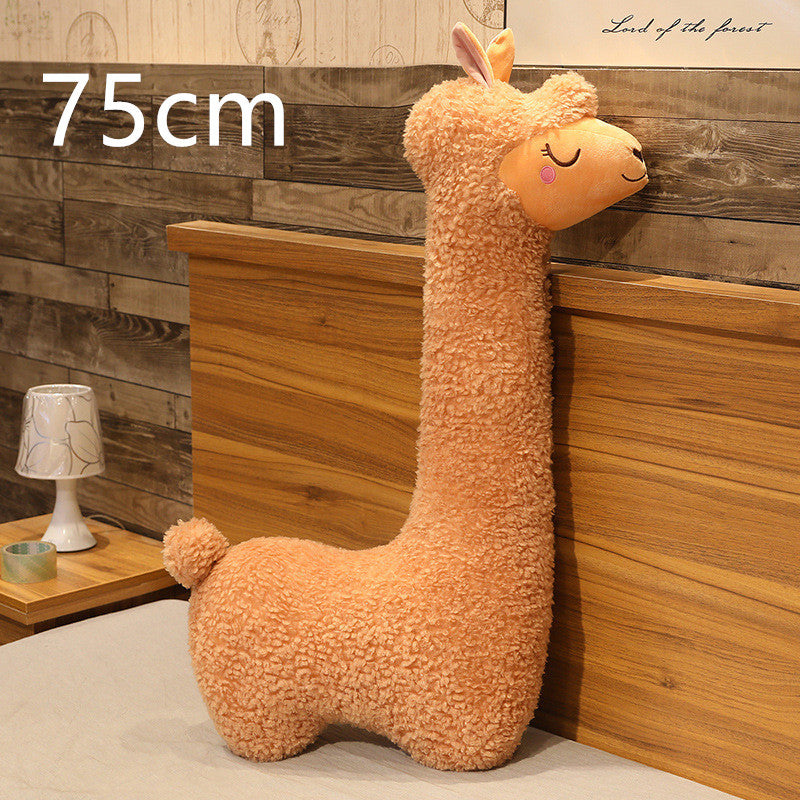 Alpaca Plush Toy Pillow – Soft Stuffed Animal for Teens & Adults