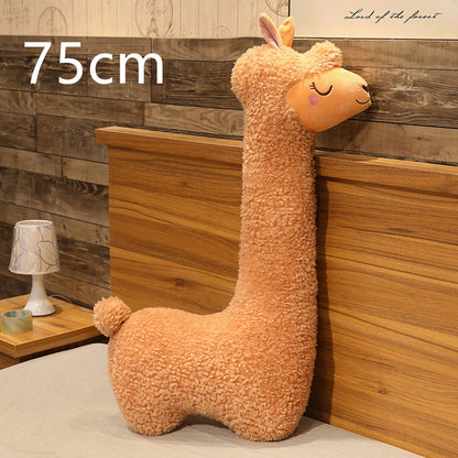 Alpaca Plush Toy Pillow – Soft Stuffed Animal for Teens & Adults