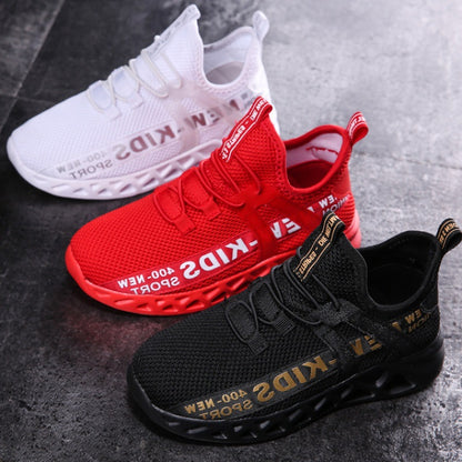 Kids Breathable Mesh Sneakers (Lightweight, Non-Slip Rubber Sole)