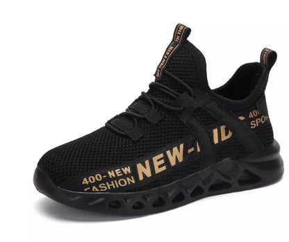 Kids Breathable Mesh Sneakers (Lightweight, Non-Slip Rubber Sole)