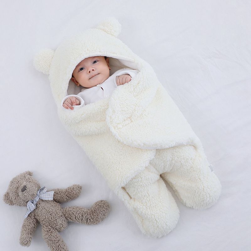 Baby Quilted Sleeping Bag Wrapper – Soft, Cozy & Secure for Newborns