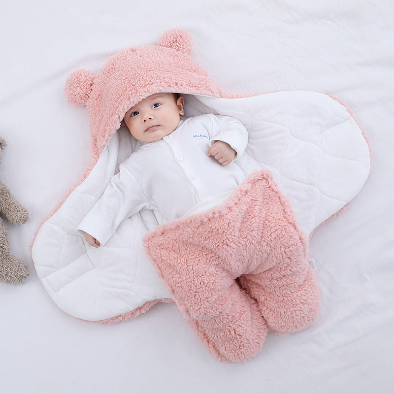 Baby Quilted Sleeping Bag Wrapper – Soft, Cozy & Secure for Newborns