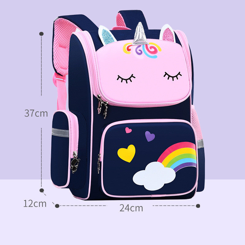 Kids Unicorn & Monster Backpack – Lightweight Primary School Bookbag