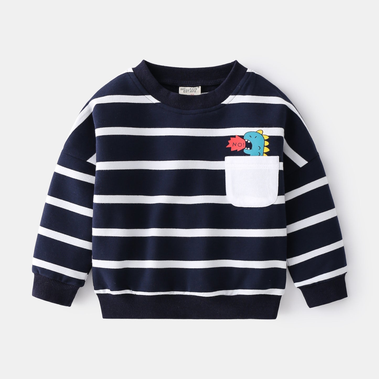 Toddler & Little Boy& Girl Striped Cotton Sweater – Soft Pullover for Spring & Fall