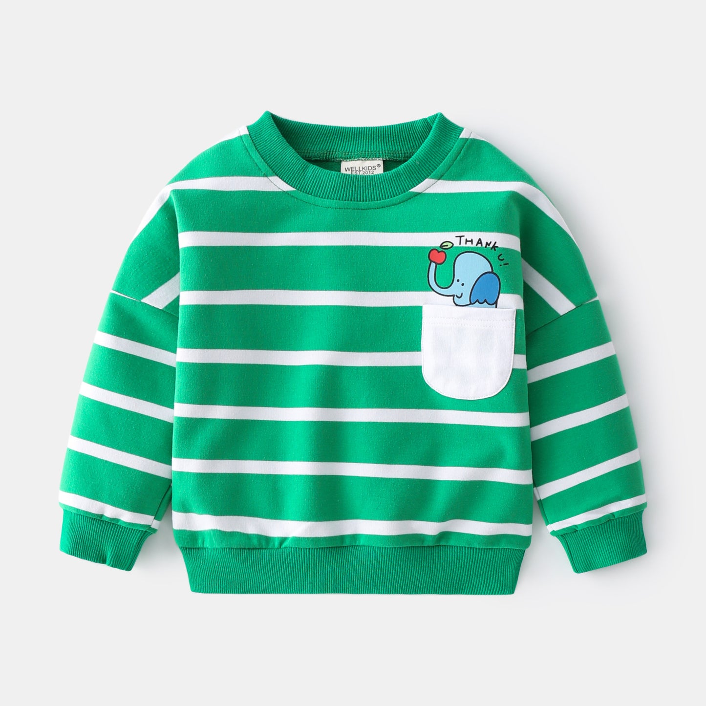 Toddler & Little Boy& Girl Striped Cotton Sweater – Soft Pullover for Spring & Fall