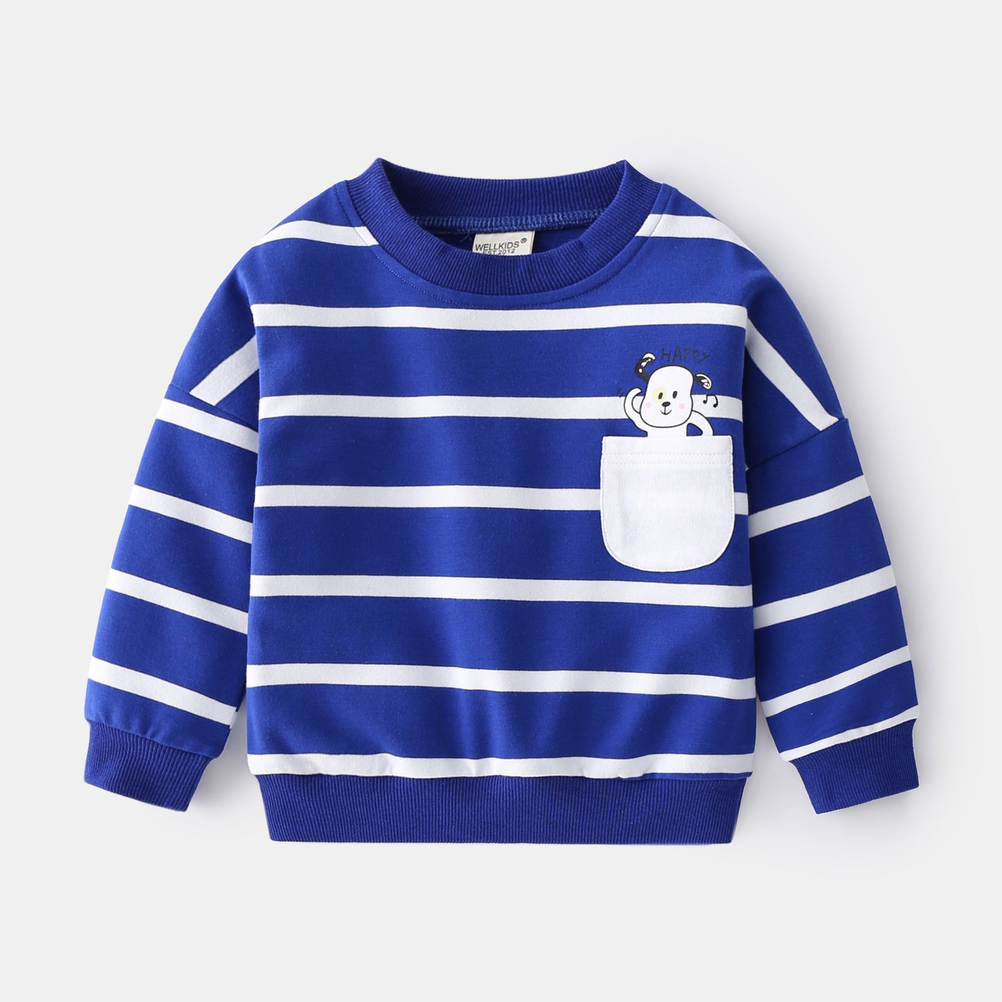 Toddler & Little Boy& Girl Striped Cotton Sweater – Soft Pullover for Spring & Fall