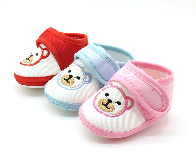 Baby Soft-Soled Shoes for Infants – Non-Slip, Breathable Velcro Shoes (Spring & Fall)