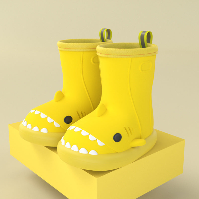 Kids Shark Rain Boots for Toddlers – Waterproof Non-Slip Dino Booties