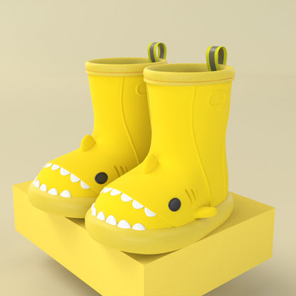 Kids Shark Rain Boots for Toddlers – Waterproof Non-Slip Dino Booties