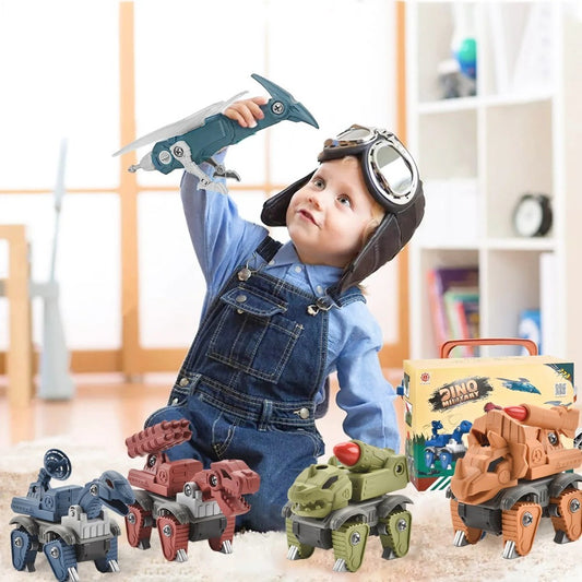 Dinosaur Take-Apart STEM Toys for Kids Ages 3+ – DIY Construction Set