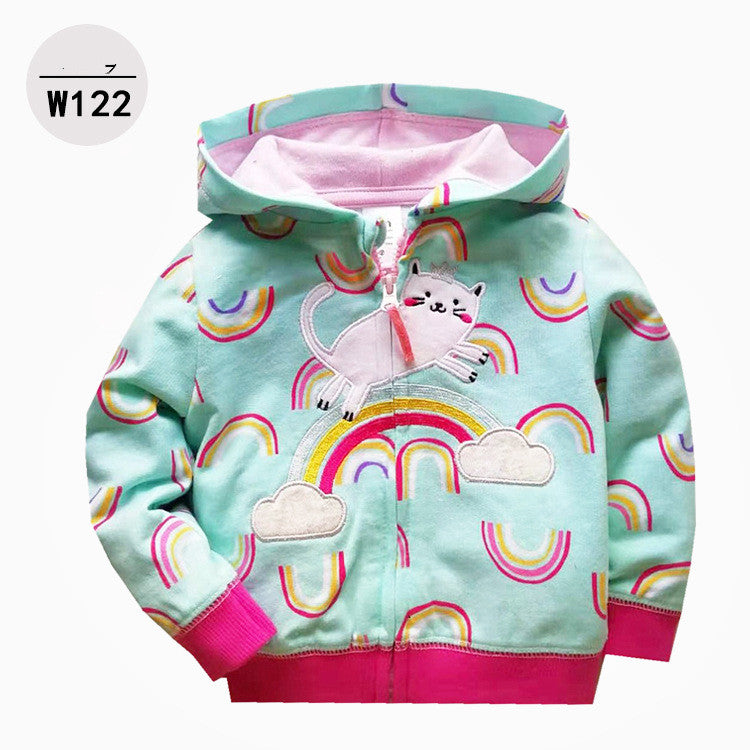 Kids Hooded Zip-Up Hoodie (Baby & Toddler) – Cute Printed Styles
